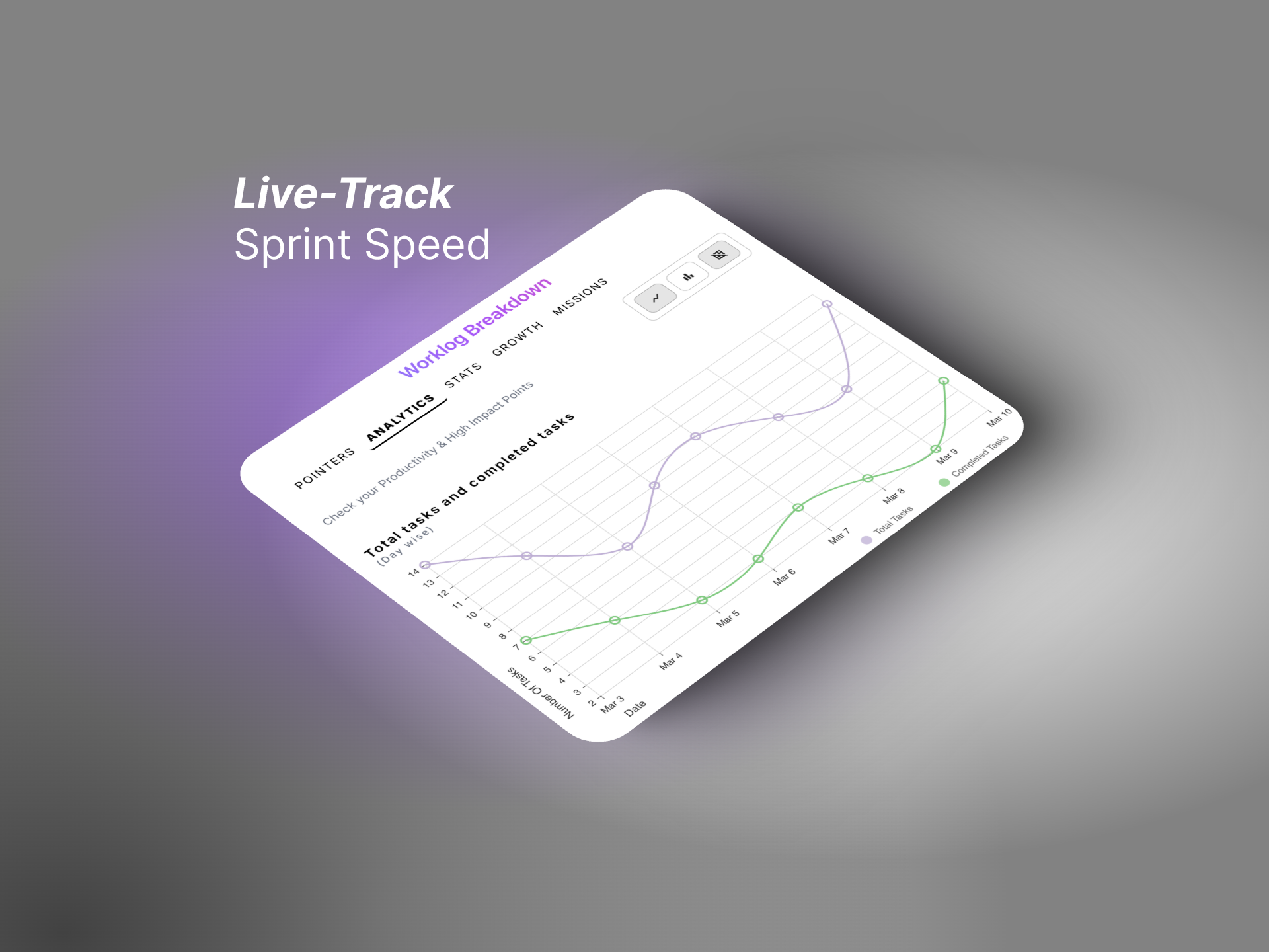 Analyze sprints in real-time