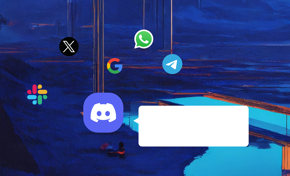 Slack, Discord, Twitter Bots for Internal updates