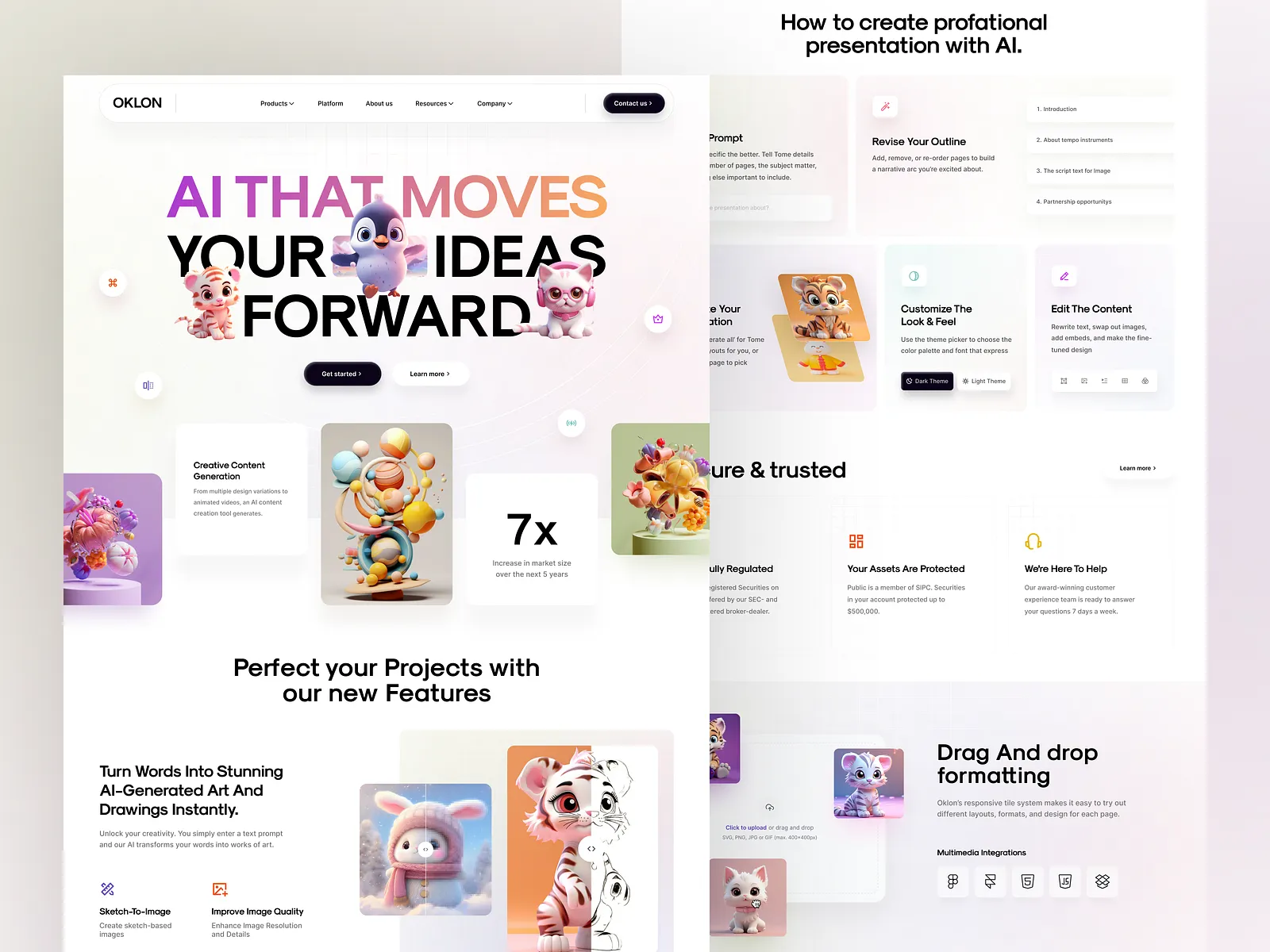 Gen AI integrations (image, video, audio)