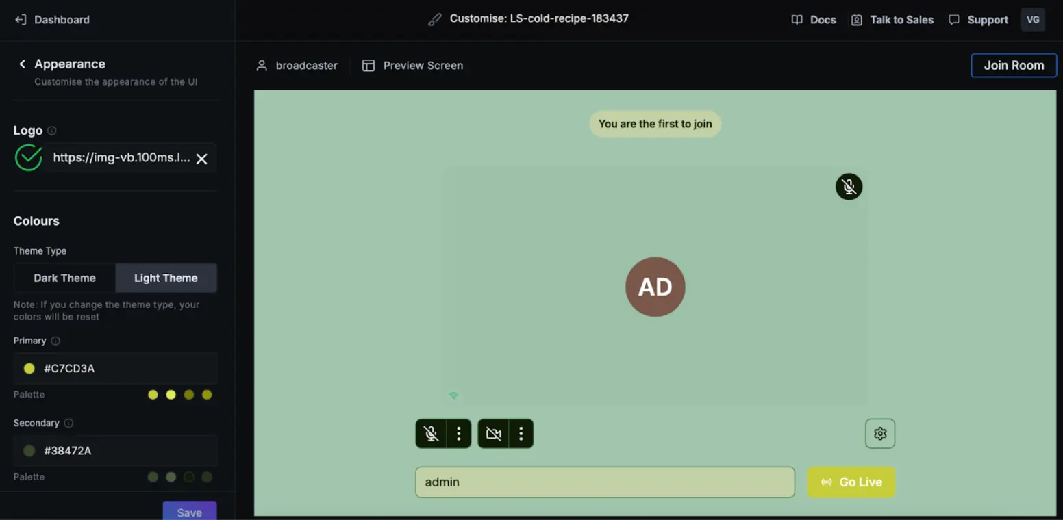 webRTC based live streaming meets